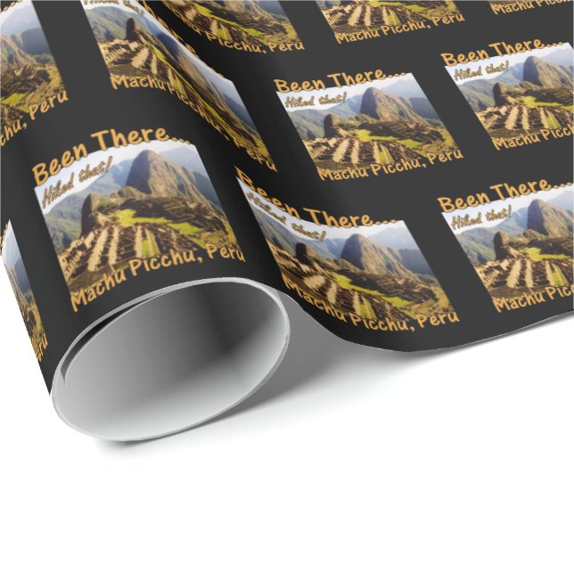 Hiked the Inca Trail - Machu Picchu Wrapping Paper (Roll Corner)