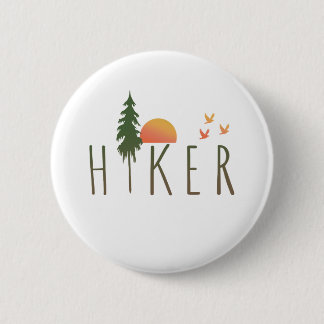 Hiker 6 Cm Round Badge