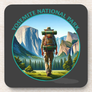 Hiker in Yosemite National park Coaster