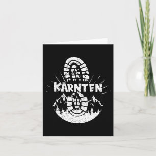Hiker Kärnten Austria Hiking Vacation Card