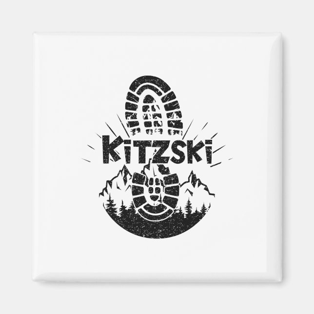 Hiker Kitzski Tyrol Austria Vacation  Magnet (Front)