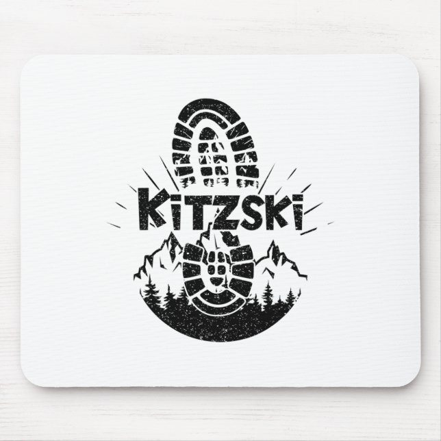 Hiker Kitzski Tyrol Austria Vacation  Mouse Mat (Front)