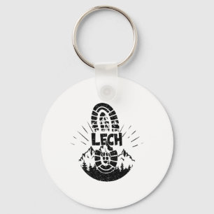 Hiker Lech Vorarlberg Austria Vacation Key Ring