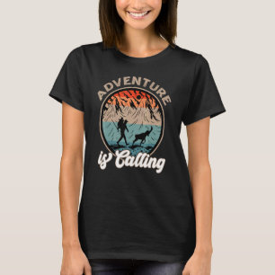 Hiker Nature Adventure Is Calling Sunset Lover Cam T-Shirt