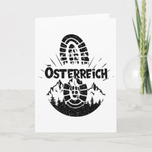 Hiker Österreich Hiking Austria Vacation Card