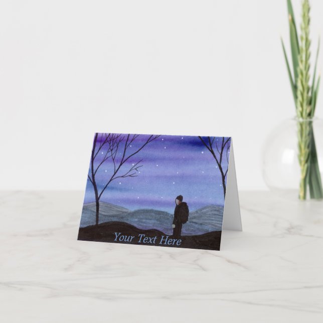 Hiker Thank You Card (Front)