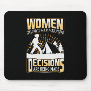Hiker Women Belong To All Places Mouse Mat