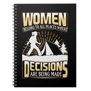 Hiker Women Belong To All Places Notebook