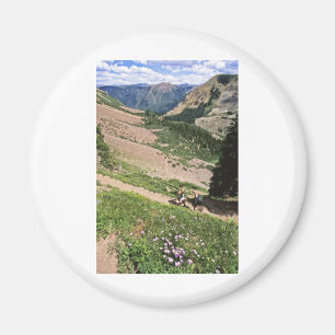 Hikers in Rockies Aspen CO Magnet
