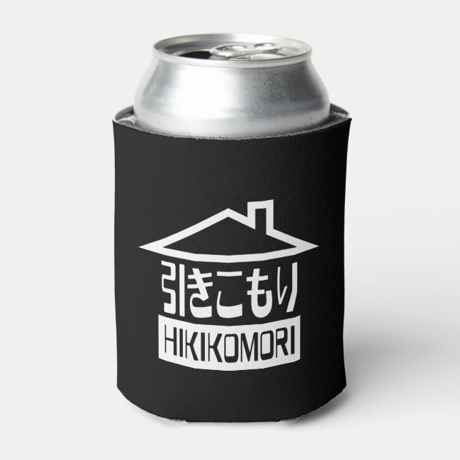 Hikikomori 引きこもり Japanese Recluse Can Cooler (Can Front)