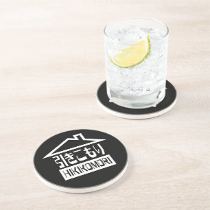 Hikikomori 引きこもり Japanese Recluse Coaster