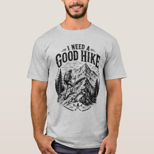 Hiking Adventure Mountain Hiking Gift Backpacking T-Shirt