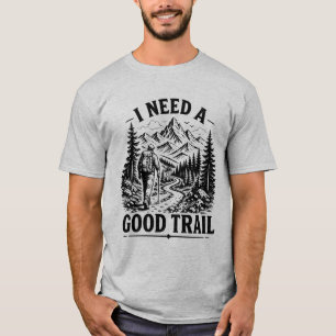 Hiking Adventure Mountain Hiking Gift, Backpacking T-Shirt