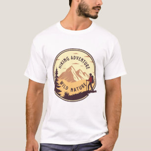 Hiking Adventure Wild Nature Retro Mountain T-Shirt