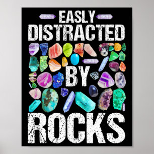 Hiking Adventures Easily Distracted  Poster
