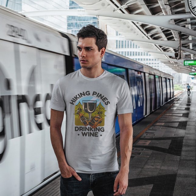 Hiking And Drinking Wine T-Shirt (Creator Uploaded)