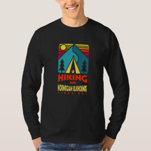 Hiking And Norwegian Elkhounds Kinda Day Hiker Nor T-Shirt
