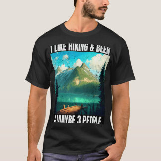 Hiking Apparel Beer & Hiking summit beer hikers T-Shirt