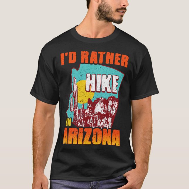 Hiking Arizona Sedona Grand Canyon Apparel  For Hi T-Shirt (Front)