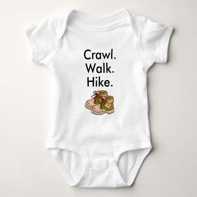 Hiking Baby Bodysuit (Front)