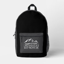 Hiking Backpack Modern Mountain Style