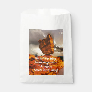 Hiking Balanced Rock Party Favour Bag
