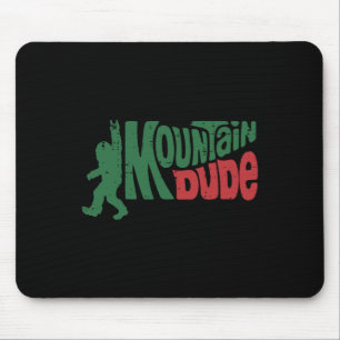 Hiking Bigfoot Mountain Dude Sasquatch Rock Men Wo Mouse Mat