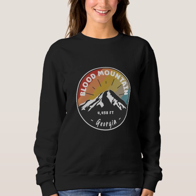 Hiking Blood Mountain Georgia Sweatshirt (Front)