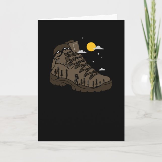 Hiking Boot Card (Front)