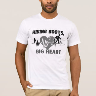 Hiking Boots, Big Heart – Nature-Loving Soul T-Shirt