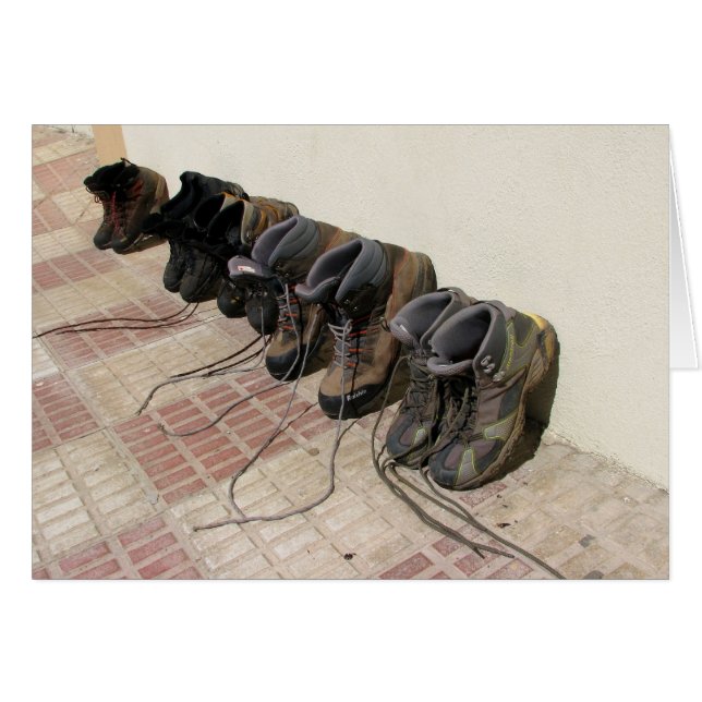 Hiking Boots Card (Front Horizontal)