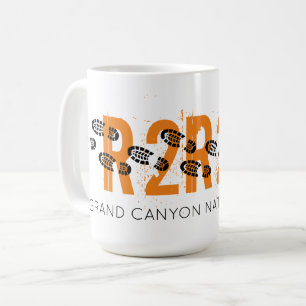 Hiking Boots Grand Canyon R2R2R Adventure Souvenir Coffee Mug