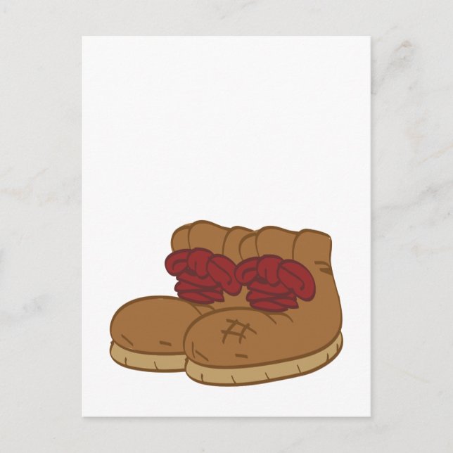 Hiking Boots Postcard (Front)