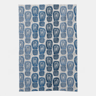 Hiking boots, Tracks on the trail. Get outside! Tea Towel