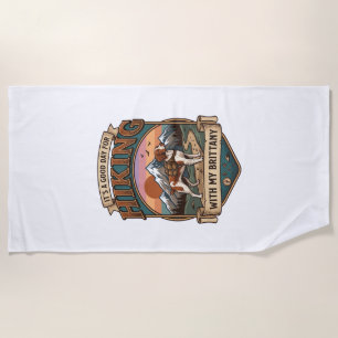 Hiking Brittany Dog Backpack Mountains Beach Towel