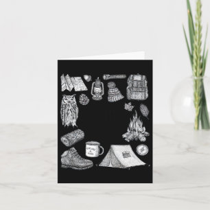 Hiking Buddy Fun Walking Men's Women's Children's Card