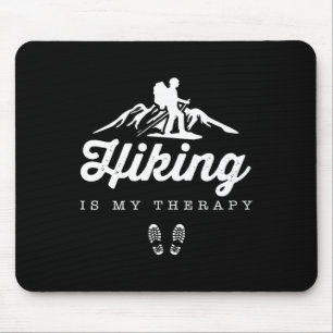 Hiking By Design Tee Company Uni-adults Hiking Is Mouse Mat
