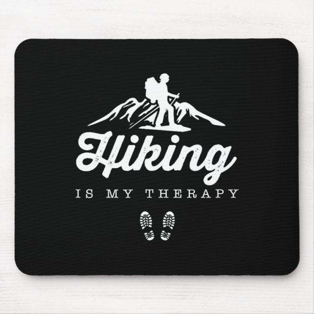 Hiking By Design Tee Company Uni-adults Hiking Is  Mouse Mat (Front)