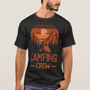 Hiking Camp Matching Campfire Summer Vacation Camp T-Shirt