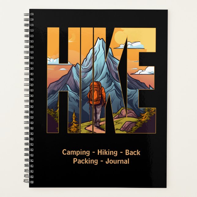 Hiking Camping Backpacking  Planner (Front)