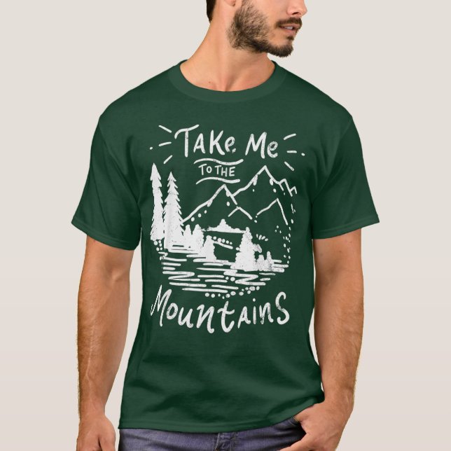 Hiking Camping Climbing Scout Gift T-Shirt (Front)