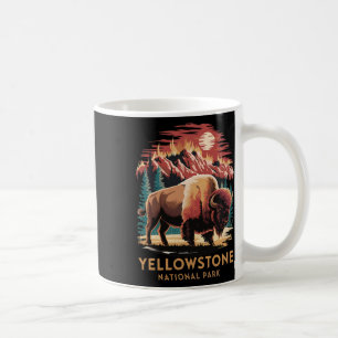 Hiking Camping Explore Yellowstone National Park N Coffee Mug