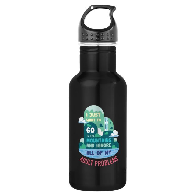 Hiking Camping Gifts 532 Ml Water Bottle (Front)