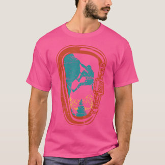 Hiking Camping Rock Climber Mountain Climbing Outd T-Shirt