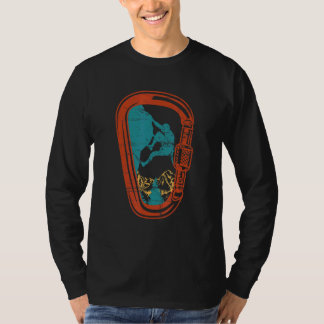 Hiking Camping Rock Climber Mountain Climbing Outd T-Shirt