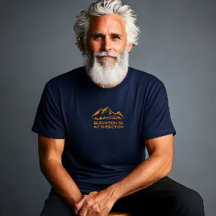 Hiking camping trekking humour yellow T-Shirt