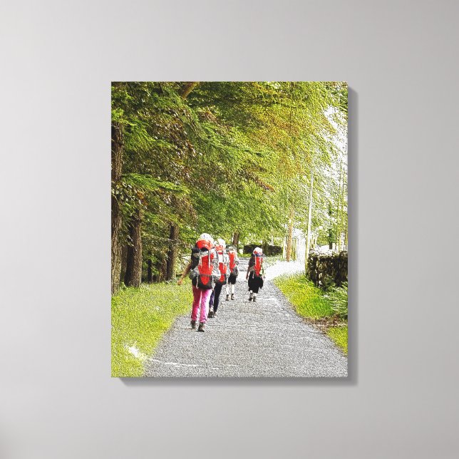 HIKING CANVAS PRINT (Front)