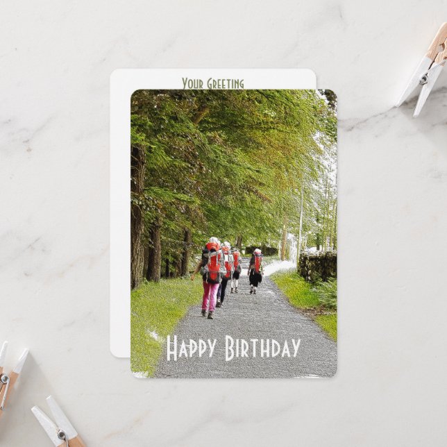 HIKING CARD (Front/Back In Situ)