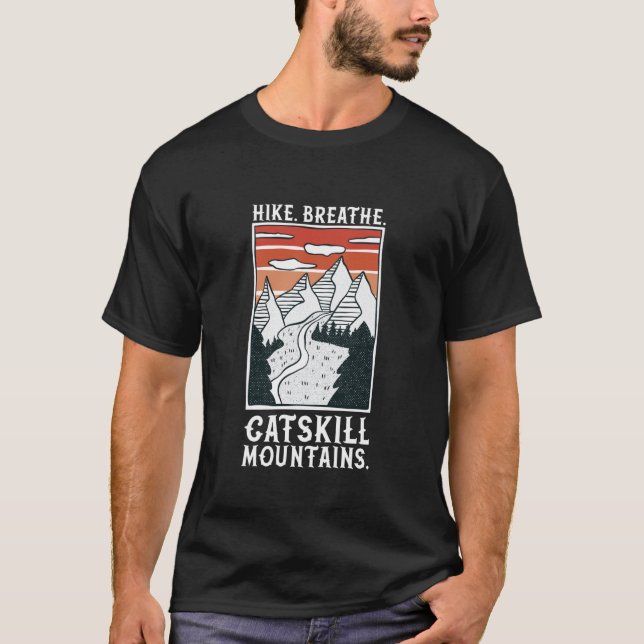 Hiking - Catskill Mountains T-Shirt (Front)