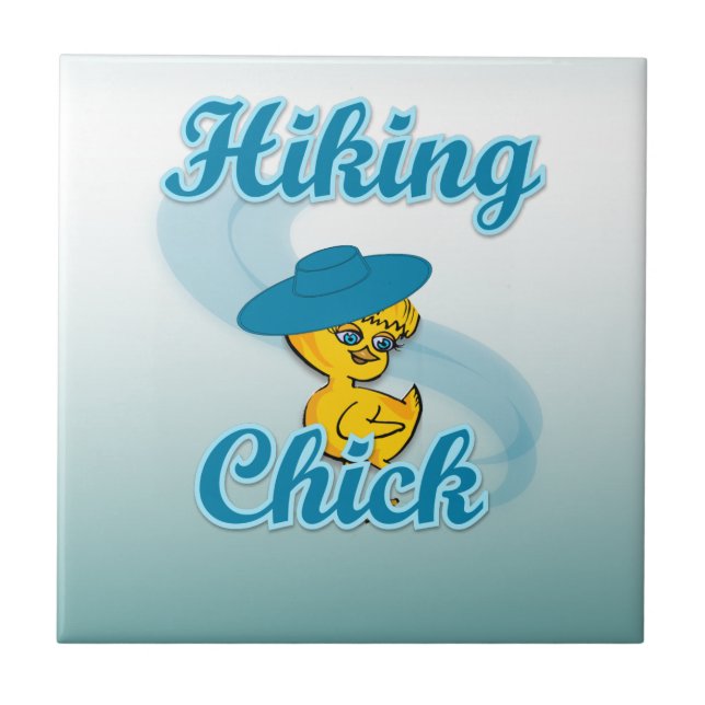 Hiking Chick #3 Tile (Front)